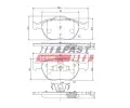FAST Sada brzdov�ch desti�ek FST FT29546, FT29546