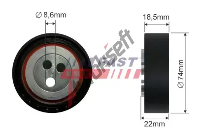 FAST Nap�nac� kladka dr�kov�ho kl�nov�ho �emenu FST FT44587, FT44587