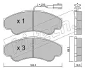 FRI.TECH. Sada brzdovch destiek ‐ FTC 335.0