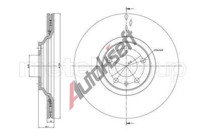 FRI.TECH. Brzdov kotou - 330 mm FTC BD0072, BD0072