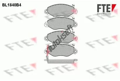 FTE Sada brzdov�ch desti�ek FTE 9010417, 9010417