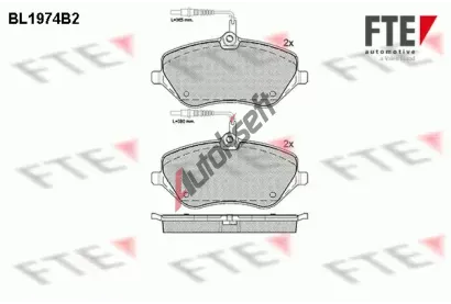FTE Sada brzdov�ch desti�ek FTE 9010562, 9010562