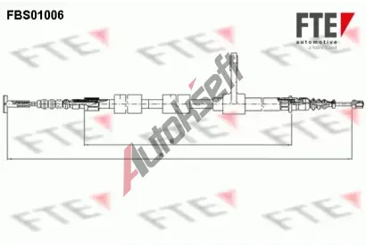 FTE Tan lanko parkovac brzdy FTE 9250002, 9250002