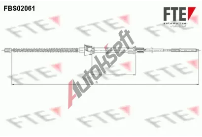 FTE Tan lanko parkovac brzdy FTE 9250063, 9250063