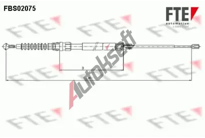 FTE Tan lanko parkovac brzdy FTE 9250076, 9250076