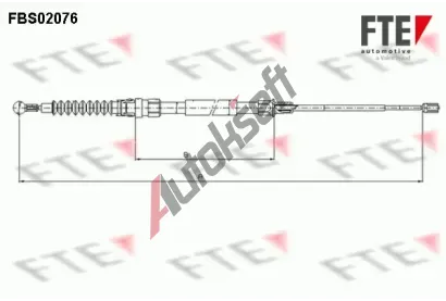 FTE Tan lanko parkovac brzdy FTE 9250077, 9250077