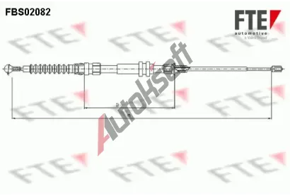 FTE Tan lanko parkovac brzdy FTE 9250082, 9250082