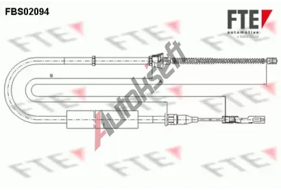 FTE Tan lanko parkovac brzdy FTE 9250094, 9250094