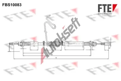 FTE Tan lanko parkovac brzdy FTE 9250374, 9250374