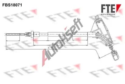 FTE Tan lanko parkovac brzdy FTE 9250532, 9250532