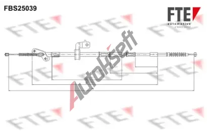 FTE Tan lanko parkovac brzdy FTE 9250628, 9250628