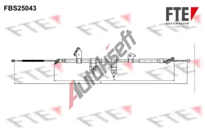 FTE Tan lanko parkovac brzdy FTE 9250632, 9250632