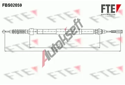 FTE Tan lanko parkovac brzdy FTE FBS02059, FBS02059