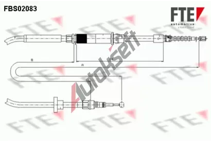 FTE Tan lanko parkovac brzdy FTE FBS02083, FBS02083