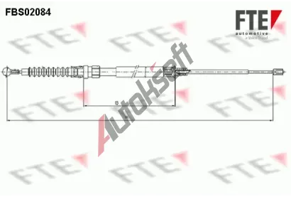 FTE Tan lanko parkovac brzdy FTE FBS02084, FBS02084