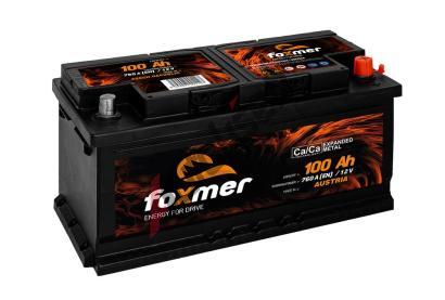 FOXMER Autobaterie 100Ah, s.p. 760A FXM 6121005, 6121005