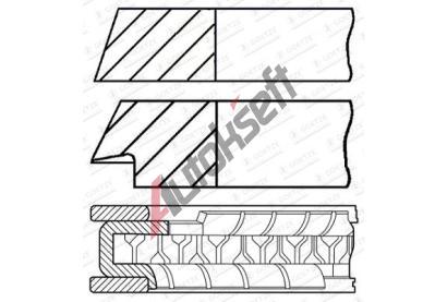 GOETZE ENGINE Sada pstnch krouk GEE 08-102400-00, 08-102400-00