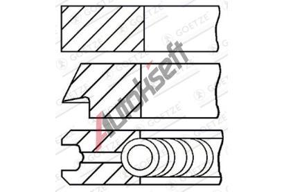 GOETZE ENGINE Sada pstnch krouk GEE 08-104008-00, 08-104008-00