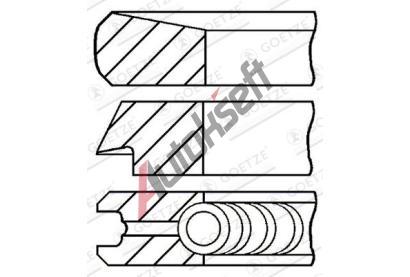 GOETZE ENGINE Sada pstnch krouk GEE 08-107000-00, 08-107000-00