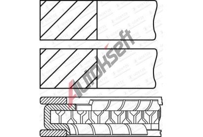 GOETZE ENGINE Sada pstnch krouk GEE 08-107400-00, 08-107400-00