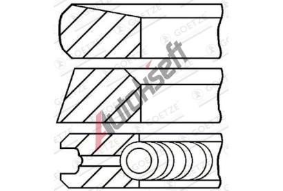 GOETZE ENGINE Sada pstnch krouk GEE 08-113500-00, 08-113500-00