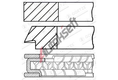 GOETZE ENGINE Sada pstnch krouk GEE 08-119000-00, 08-119000-00
