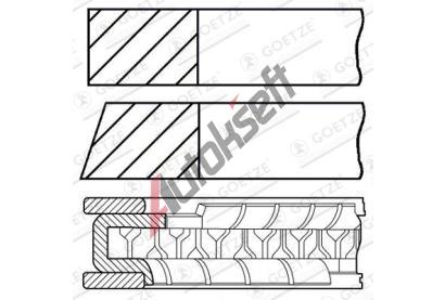 GOETZE ENGINE Sada pstnch krouk GEE 08-136700-00, 08-136700-00