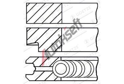 GOETZE ENGINE Sada pstnch krouk GEE 08-137600-00, 08-137600-00