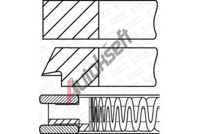 GOETZE ENGINE Sada pstnch krouk GEE 08-141300-10, 08-141300-10
