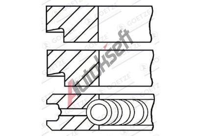 GOETZE ENGINE Sada p�stn�ch krou�k� GEE 08-145200-00, 08-145200-00