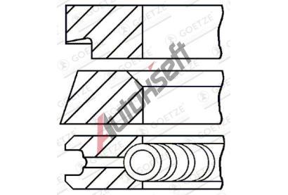 GOETZE ENGINE Sada pstnch krouk GEE 08-145400-00, 08-145400-00
