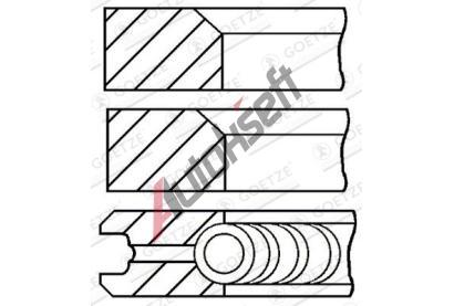 GOETZE ENGINE Sada pstnch krouk GEE 08-170700-10, 08-170700-10