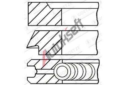 GOETZE ENGINE Sada p�stn�ch krou�k� GEE 08-183007-00, 08-183007-00