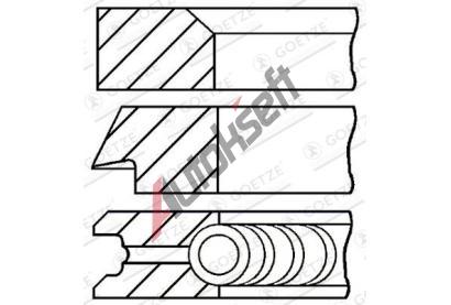 GOETZE ENGINE Sada pstnch krouk GEE 08-215300-10, 08-215300-10