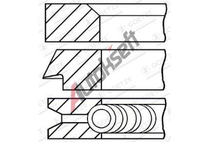 GOETZE ENGINE Sada p�stn�ch krou�k� GEE 08-302600-00, 08-302600-00