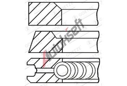 GOETZE ENGINE Sada pstnch krouk GEE 08-318900-10, 08-318900-10