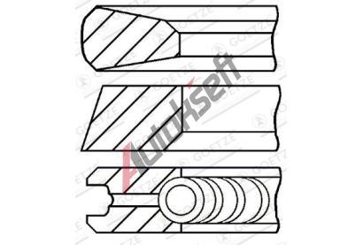 GOETZE ENGINE Sada pstnch krouk GEE 08-337000-00, 08-337000-00