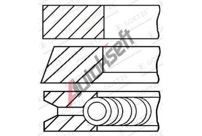 GOETZE ENGINE Sada pstnch krouk GEE 08-337300-00, 08-337300-00
