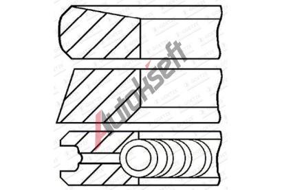 GOETZE ENGINE Sada pstnch krouk GEE 08-422007-00, 08-422007-00