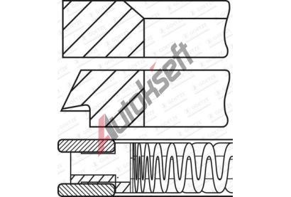 GOETZE ENGINE Sada p�stn�ch krou�k� GEE 08-424700-00, 08-424700-00