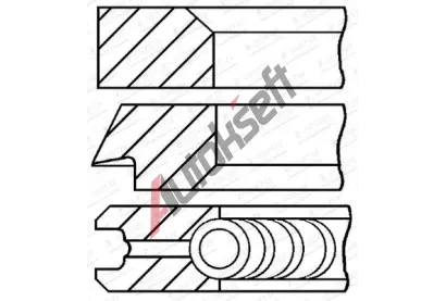 GOETZE ENGINE Sada p�stn�ch krou�k� GEE 08-426900-00, 08-426900-00