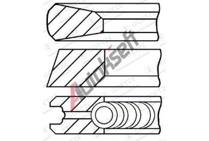 GOETZE ENGINE Sada pstnch krouk LKZ-Ring GEE 08-427407-00, 08-427407-00