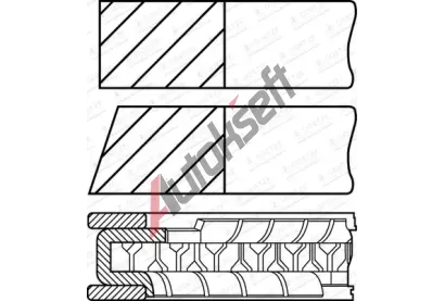 GOETZE ENGINE Sada pstnch krouk GEE 08-430600-00, 08-430600-00