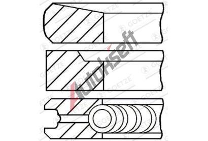 GOETZE ENGINE Sada pstnch krouk GEE 08-431700-00, 08-431700-00