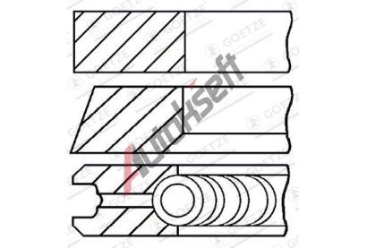 GOETZE ENGINE Sada pstnch krouk Goetze Diamond Coated LKZ-Ring GEE 08-432307-00, 08-432307-00