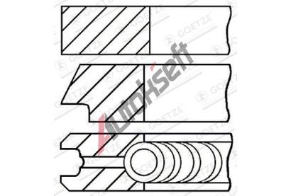 GOETZE ENGINE Sada pstnch krouk Goetze Diamond Coated LKZ-Ring GEE 08-436500-00, 08-436500-00