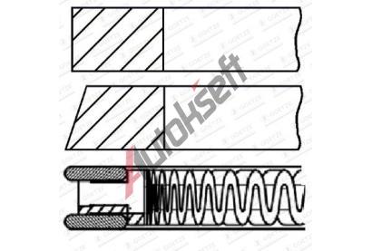 GOETZE ENGINE Sada pstnch krouk GEE 08-436907-00, 08-436907-00