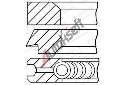 GOETZE ENGINE Sada pstnch krouk GEE 08-437000-00, 08-437000-00