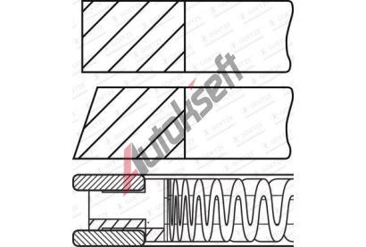 GOETZE ENGINE Sada p�stn�ch krou�k� GEE 08-437700-00, 08-437700-00