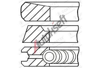 GOETZE ENGINE Sada pstnch krouk GEE 08-440300-00, 08-440300-00